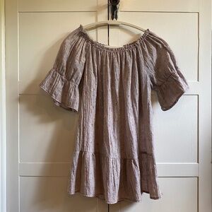 Easel Off Shoulder Floral Ruffle Top